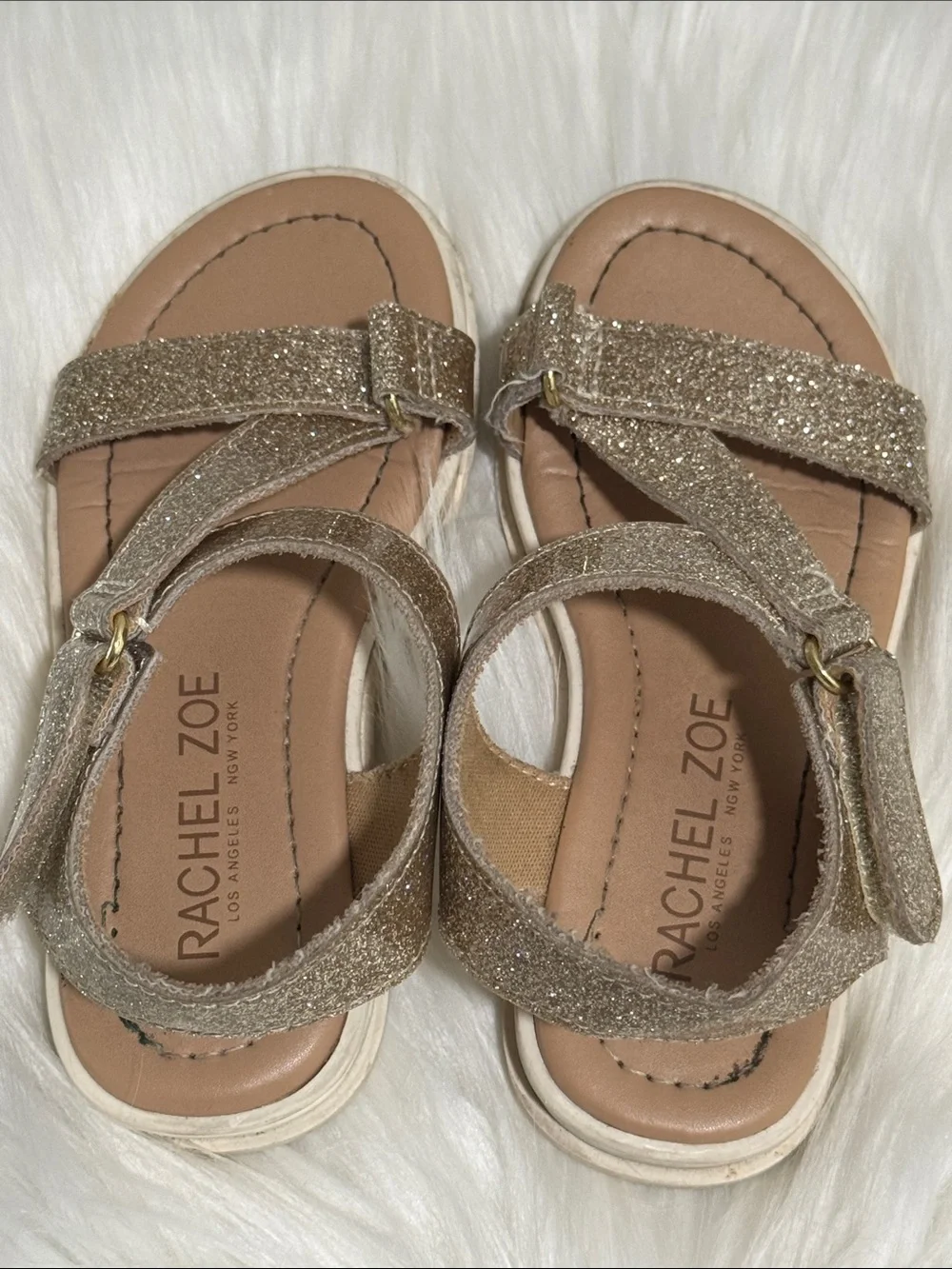 Rachel Zoe sparkling gold